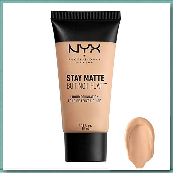 Nyx stay matte but not flat liquid foundation
