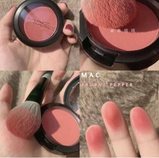 Phấn má mac powder blush màu burnt pepper